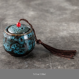 Conjuntos de té pequeño horno cambio de cerámica de grano de madera olla de té portátil Mini (9)