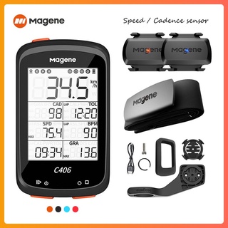 Magene C406 Gps Navigator H64 Monitor de frecuencia cardíaca S3 Sensor de cadencia de velocidad Ant + Bluetooth impermeable para bicicleta de montaña
