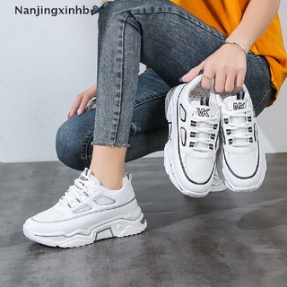 [Nanjingxinhb] Women Sneakers Shoes Chunky Sneakers Fashion Light Platform Footwear [HOT]