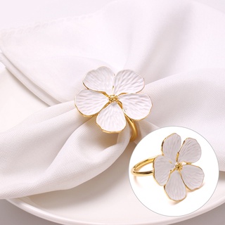 {FCC} Wedding simple plum napkin napkin 5 petals lucky flower napkin ring napkin ring{akindofstar.co}