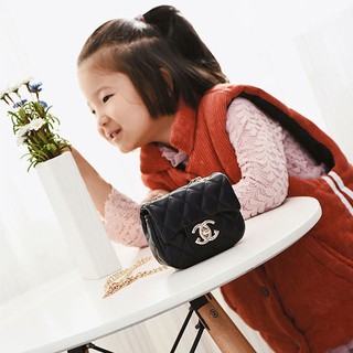 Se7en Girls Lingge pequeño bolso cuadrado versión coreana de la linda bolsa de hombro (4)