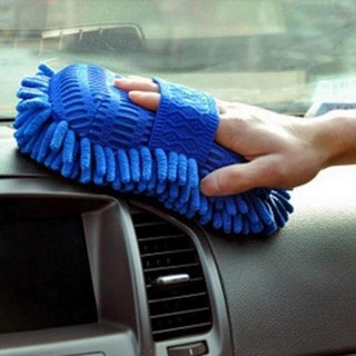 toalla de mano de coche de microfibra chenilla guantes de lavado de coral polar guantes auto