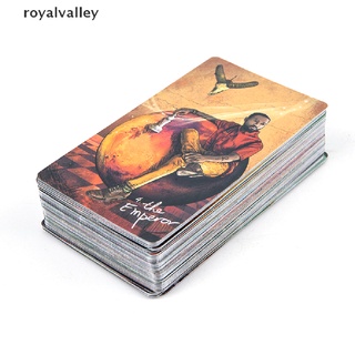 Royalvalley 78 Pzs Cartas De Tarot Light Seer Juegos De Mesa Fiesta Juego Tarjeta En Inglés CO (1)
