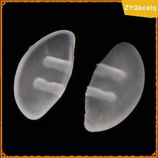 25 pares de almohadillas de silicona push in 15mm 0.6\\\" push-in nariz almohadillas para gafas visión