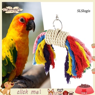 SN_7Pcs/Set Parrot Bird Bite Swing Ball Bell Chewing Toy Pet Combination Supplies