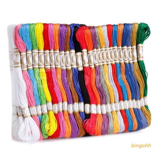 bin lot 100 multi colores punto de cruz algodón bordado hilo hilo hilo de coser (1)