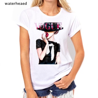 (waterheaed) camisetas verano mujer camiseta vogue harajuku mujer ocio estética camiseta en venta