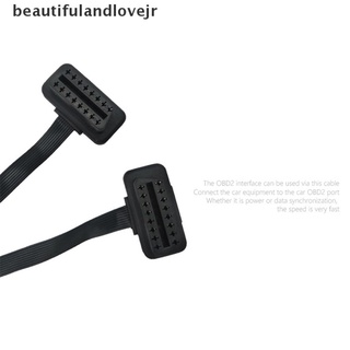 [beautifulandlovejr] OBD II 16Pin Y Splitter Extension Cable Lead One Male to Dual Female
