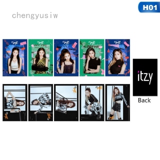 chengyusiw 10Pcs K-Pop estrella Itzy It& 39; Z Me álbum Cd álbum de fotos tarjeta postal