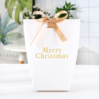 Jinzhoutianmu Merry Christmas Bronzing Box Creative Candy embalaje caja de papel