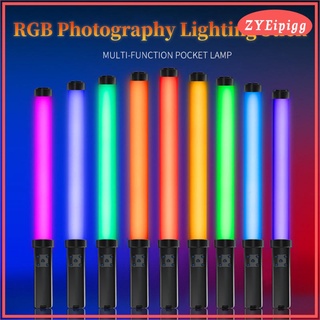 Portátil RGB De Mano De Luz LED Fotografía Palo De Llenado De La Lámpara De Carga Rápida