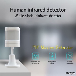 BNRYDJ-sensor De Cuerpo Humano Anti-Mascota (433 Mhz , Seguridad , detector Infrarrojo , Alarma Infrarroja Inalámbrica , Localización)