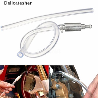 [delicatesher] embrague freno purgador manguera de una vía válvula tubo sangrado kit de herramientas de la motocicleta coche caliente (1)