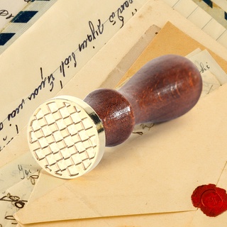 sello de cera retro estampado geométrico antiguo sellado de cera sello diy decorativo (6)