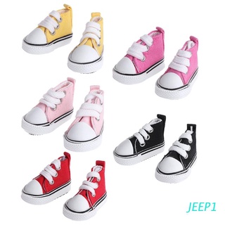jeep 5cm muñeca zapatos accesorios lona moda verano juguetes mini zapatillas de deporte botas de mezclilla