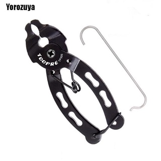 [Yorozuya] cadena de bicicleta de bicicleta de enlace rápido alicates herramienta removedor de eslabones conector palanca de comestibles