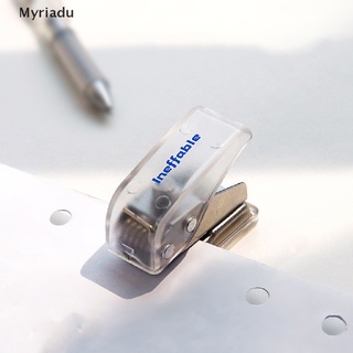 [myriadu] perforador de un solo anillo mini agujero 10 hojas capacidad de punzón para álbumes de recortes de papel.