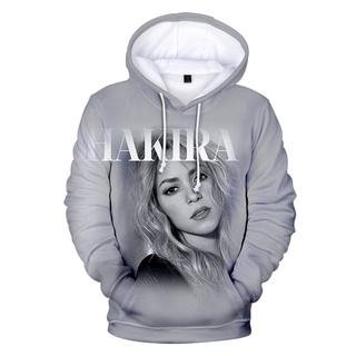 Shakira impreso sudaderas con capucha de manga larga sudadera con capucha Streetwear ropa 3D (5)