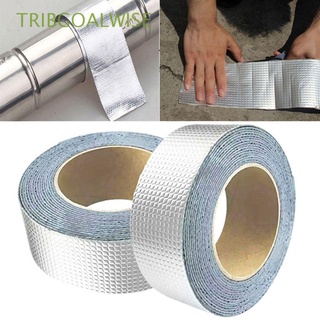 tribgoalwise cinta adhesiva impermeable espesar papel de aluminio butilo cinta detener fugas reparación de grietas herramienta de renovación del hogar resistente al calor sellador autoadhesivo