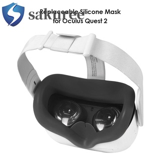 funda de silicona para máscara de ojos oculus quest 2 vr auriculares almohadilla de cojín facial (4)