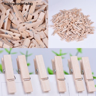 [enjoysportshg] 50x25mm mini natural de madera de tela foto papel clavija ropapin artesanía clips artes [caliente] (1)