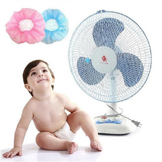 Uso doméstico eléctrico ventilador cubre para bebé niños Protector de dedo de seguridad redes de malla cubierta del ventilador de la guardia en casa oficina cubierta de polvo