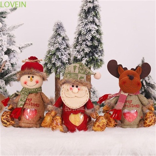 Lovein Bolsa con cierre De muñeco De santa claus/muñeca De nieve Para regalo/Apple