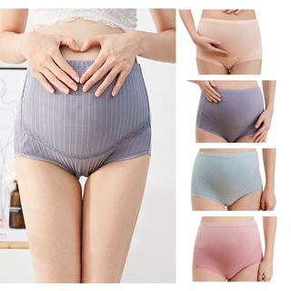 Embarazo cintura alta vientre apoyo bragas algodón transpirable maternidad bragas mujeres Ddqshop
