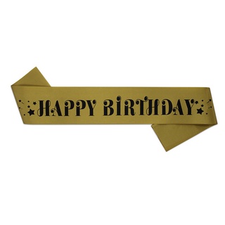【New Arrival】Happy Birthday Sash Selempang Birthday Party Decoration Party Favors Gifts (Star Series) (9)
