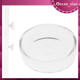 Ocean_juego De taza De 2/platos/plato De alimentación Para camarones/60mm diámetro/taza con Tubo De 30cm Para camarones