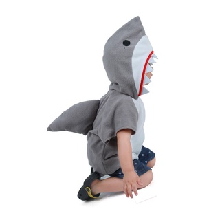 moda niños océano tiburón mono cosplay tiburón etapa ropa de fantasía vestido de halloween navidad disfraz prop (5)