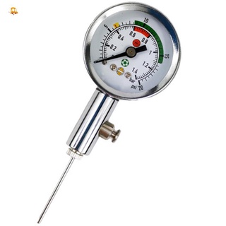Medidor De presión De aire/Medidor Medidor De fútbol/fútbol/herramientas De barómetro De acero inoxidable
