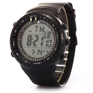 Reloj de cuarzo krystal Digital deportivo deportivo de goma militar con alarma impermeable para hombres