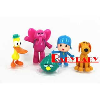 .MY-5 unids/set de dibujos animados Pocoyo Zinkia juguetes figuras de acción niños Unisex regalo de navidad