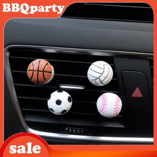 bbqparty11.co Car Air Freshener Holder Ball Pattern Smooth Surface Resin Auto Air Outlet Freshener Perfume Clip for Car