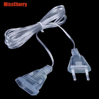 [Misscherry] Cable de extensión de alimentación Cable extensor de Cable para luces Led cadena de luces de navidad