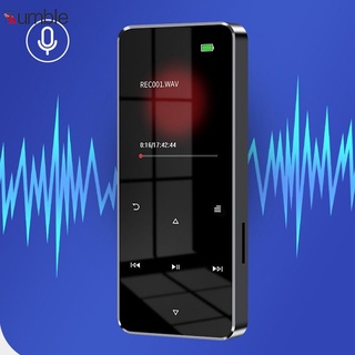 Nuevo reproductor MP3 MP4 De Metal De Metal De 1.8 pulgadas con Bluetooth 4.2 compatible con tarjeta, con alarma FM reloj podómetro e-Book incorporado