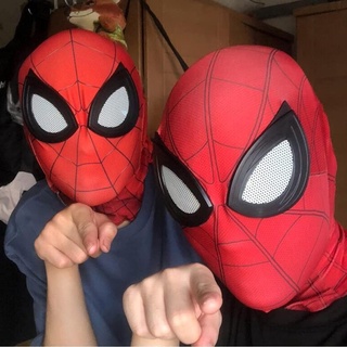 spider-man máscara lentes 3d cosplay spider-man superhéroe props máscaras halloween evento disfraz (1)