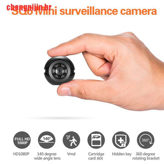 [chengnijin] Mini cámara espía oculta 1080P detección de movimiento DV DVR cámara de niñera (1)