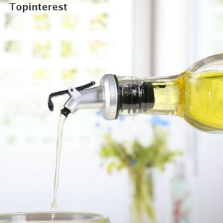 [topinterest] 2 pzs pulverizador de aceite de oliva duradero dispensador de licor vertidores flip top tapón.