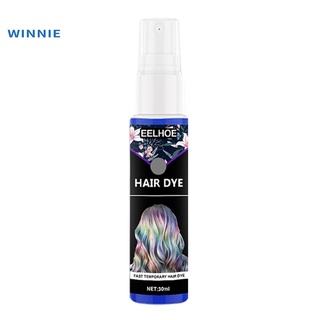 [winnie] tinte de color de cabello no graso de una sola vez tinte para el cabello spray 12 horas impermeable para las mujeres