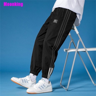 [Moonking] Hombres Jogging harén pantalones cómodos hombres Casual pantalones calle Hip-Hop Casual suelto pantalones
