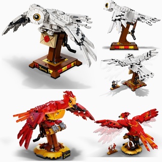 Serie Harry Potter Compatible Con Lego Hedwig Phoenix Fawkes Modelo Bloques De Construcción Niños Juguetes Educativos