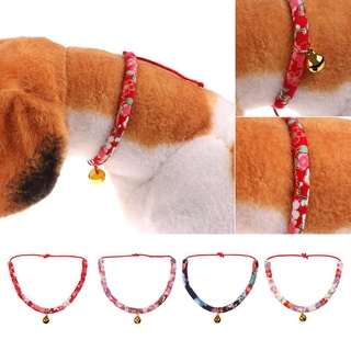 art ajustable cordón mascotas perros campana collar gatos cachorro poliéster corbata