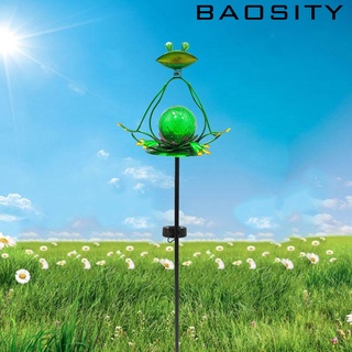 [BAOSITY*] Lámparas de jardín de rana de hierro, enchufe de tierra, luz LED, energía Solar, porche, decoración