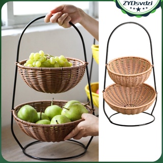 cesta decorativa para frutas vegetales, soporte para pan, almacenamiento, cocina, hogar
