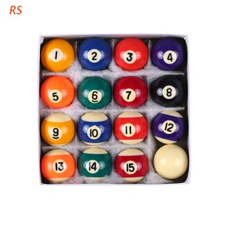 rs 16 unids/set 25mm resina mini bola de billar niños juguete pequeño piscina cue bolas conjunto completo mini mesa de billar accesorios