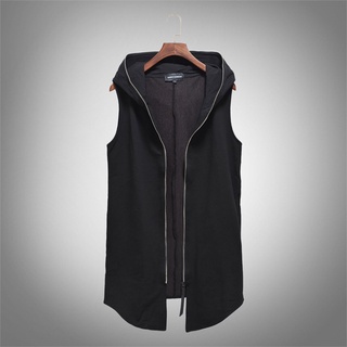 【UFAS】 Men's New Fashion Denim Vest Casual Jacket In Shoulder Blouse