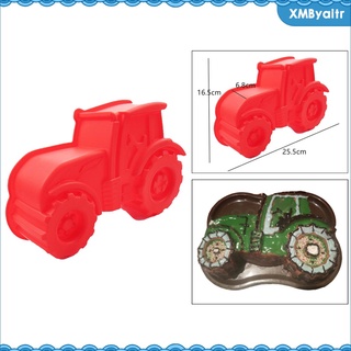 diy 3d tractor forma de silicona moldes para hornear moldes para hornear moldes flexibles (4)