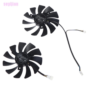 [SY] 85 mm 4 pines ventilador enfriador para MSI GTX 1060 6G GTX 960 P106-100 tarjeta gráfica JA
